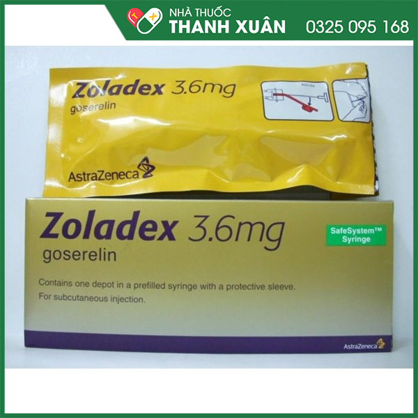 Zoladex 3,6mg trị ung thư vú và ung thư tuyến tiền liệt